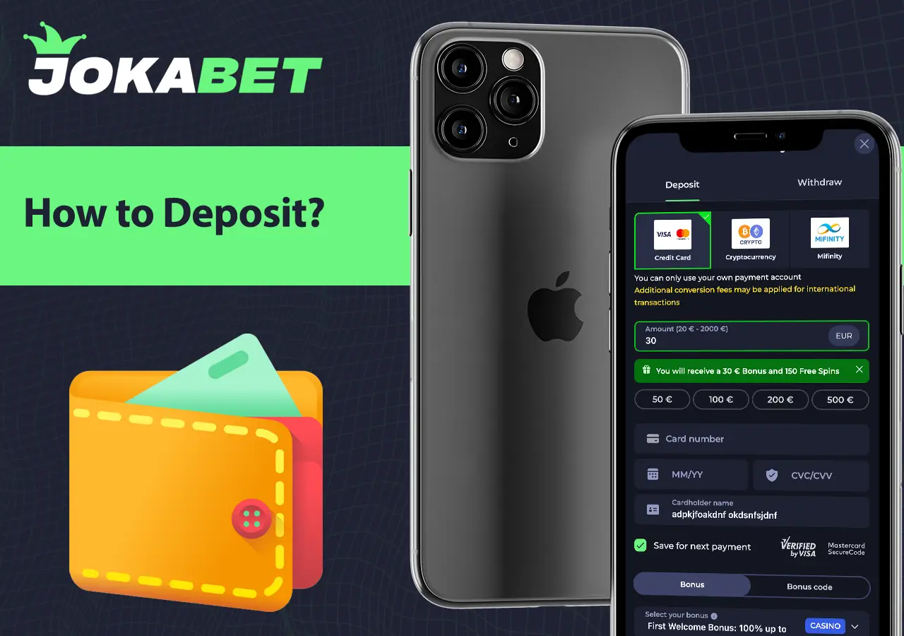 Deposit Procedure at JokaBet